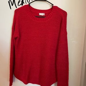 Medium red sweater